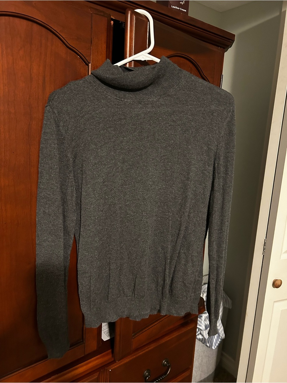 Worthington Charcoal Gray Turtleneck Sweater